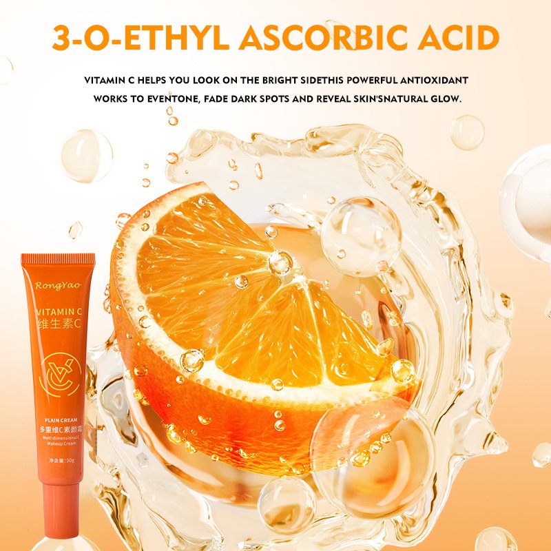 Rongyao Vitamin C Face Whitening Cream for Skin Brightening Cream Multi Dimensional Vitamin C Concealer Face Cream
