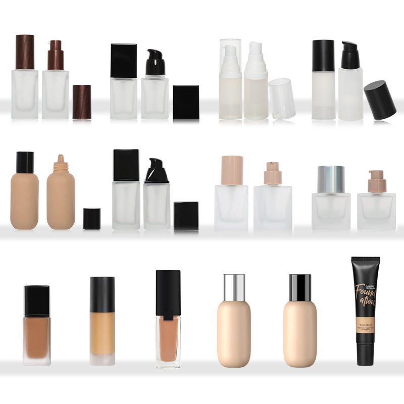Custom Full Coverage Waterproof Matte Vegan Cream Suncream Long Lasting Makeup Private Label Liquid Foundation For Black Women