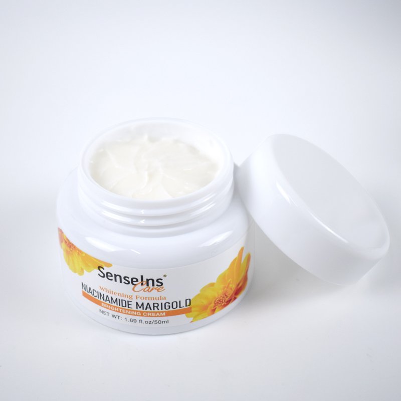 Wholesale organic Deep Moisturizing Whitening Repairing face skin niacinamide marigold face cream