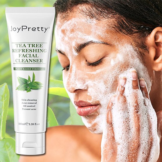 Hot selling Korea Skin Care Organic Tea Tree Set Hydrating Anti Acne Creams Facial Serum Face Cream For Dark Spot Acne
