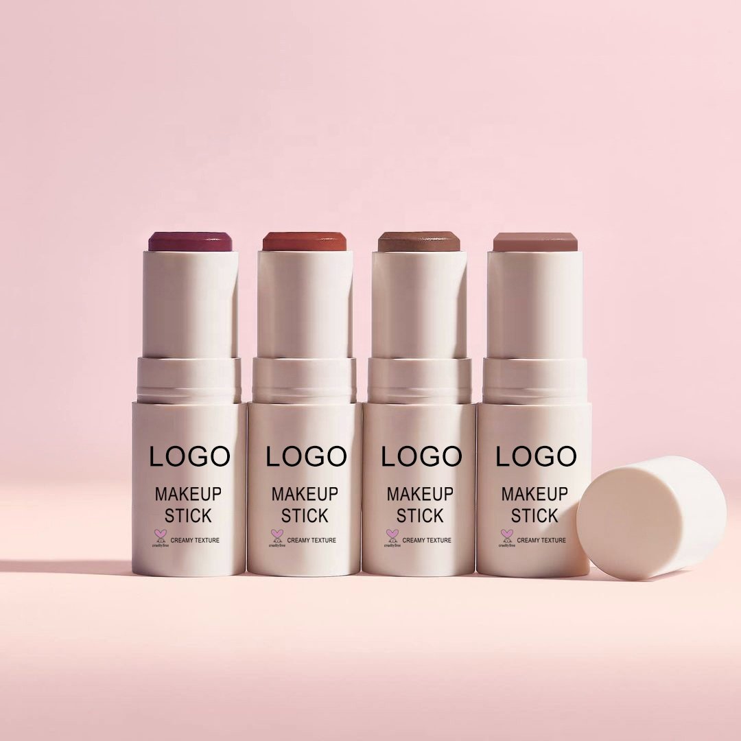 High Quality Cruelty Free Custom Vegan Blush Private Label Long Lasting Makeup Blushes Set Creamy Blusher Pink Blush Stick