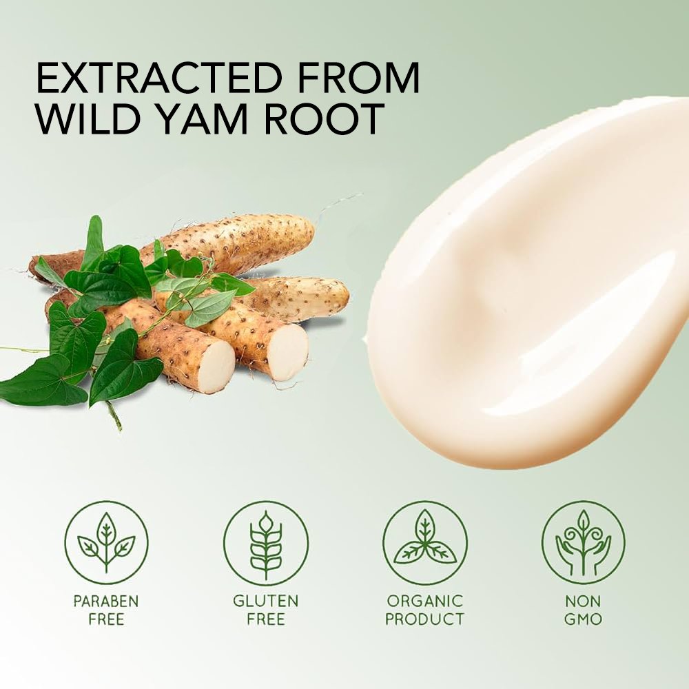 newest products 2024 natural organic Hormone skin balance moisturizing wild yam face cream for women Anti-wrinkle nourishing