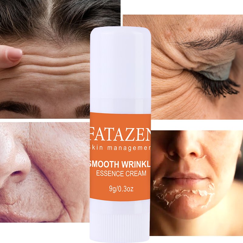 FATAZEN Smooth Wrinkle Essence Cream Fine lines Tone skin Moisturizing Moisturizer Wholesale OEM Face Cream Stick Wrinkle Balm