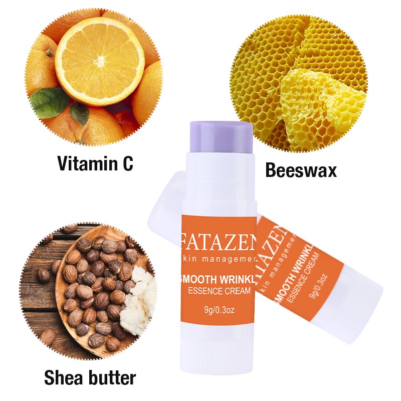 FATAZEN Smooth Wrinkle Essence Cream Fine lines Tone skin Moisturizing Moisturizer Wholesale OEM Face Cream Stick Wrinkle Balm