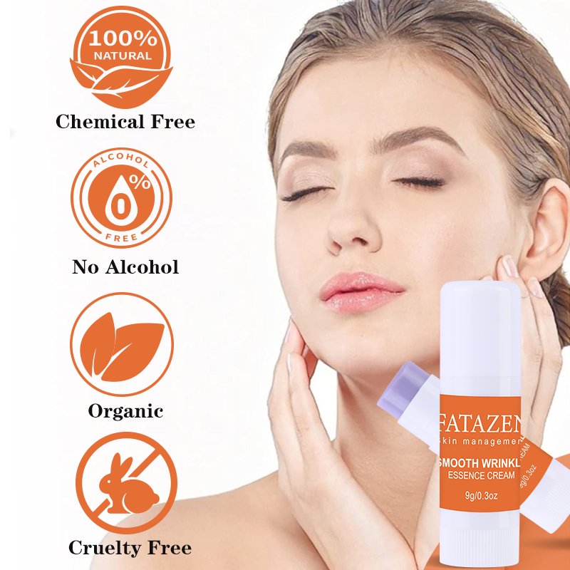 FATAZEN Smooth Wrinkle Essence Cream Fine lines Tone skin Moisturizing Moisturizer Wholesale OEM Face Cream Stick Wrinkle Balm