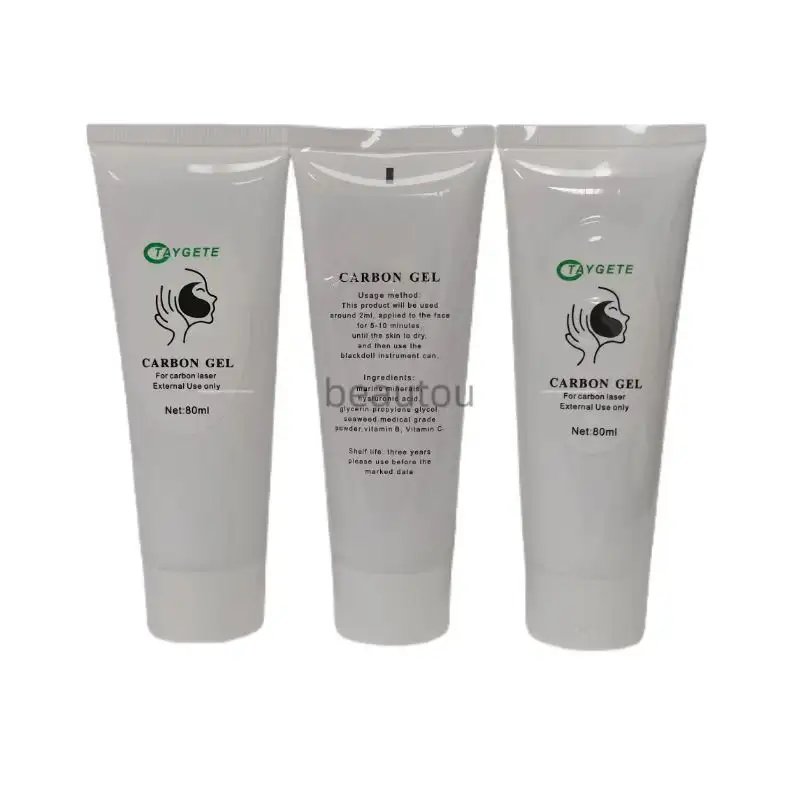 80ml Moisturizing Face Cream Carbon Gel For Laser Skin Rejuvenation Skin Cream For Whitening Removal Blackhead Skin Massage