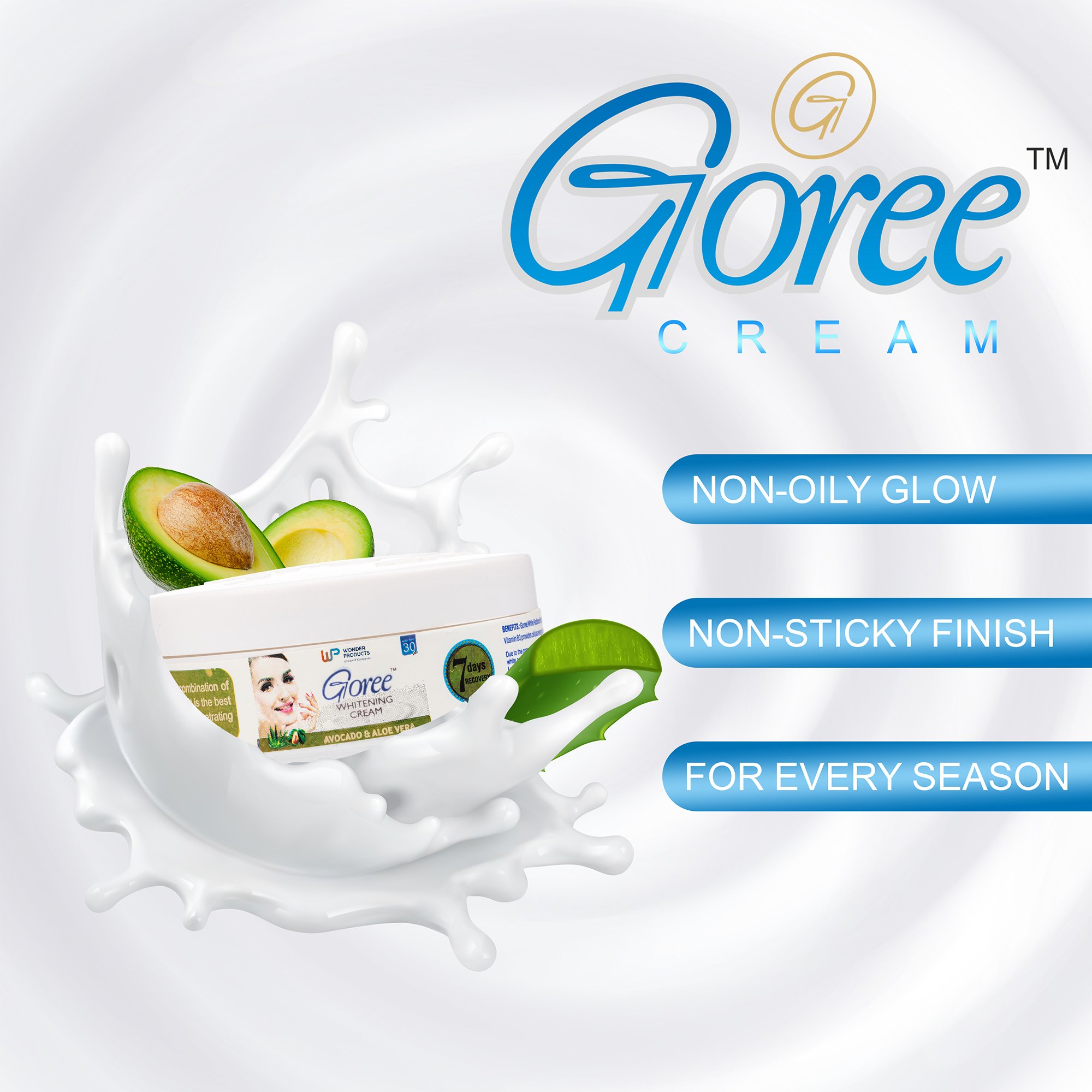 Hot Deal 2023 Goree Whitening Cream 25 GM Pack with Customized Logo Available Bulk Whitening Cream For Sale
