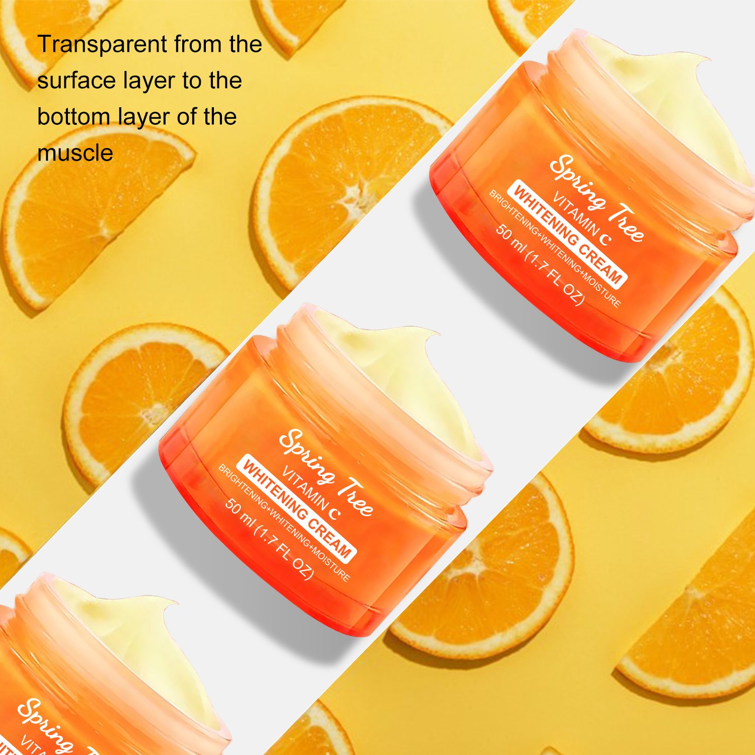 Private Label Glowing Moisturizer Cream Face Anti Aging Brightening Whitening Vitamin C Face Cream