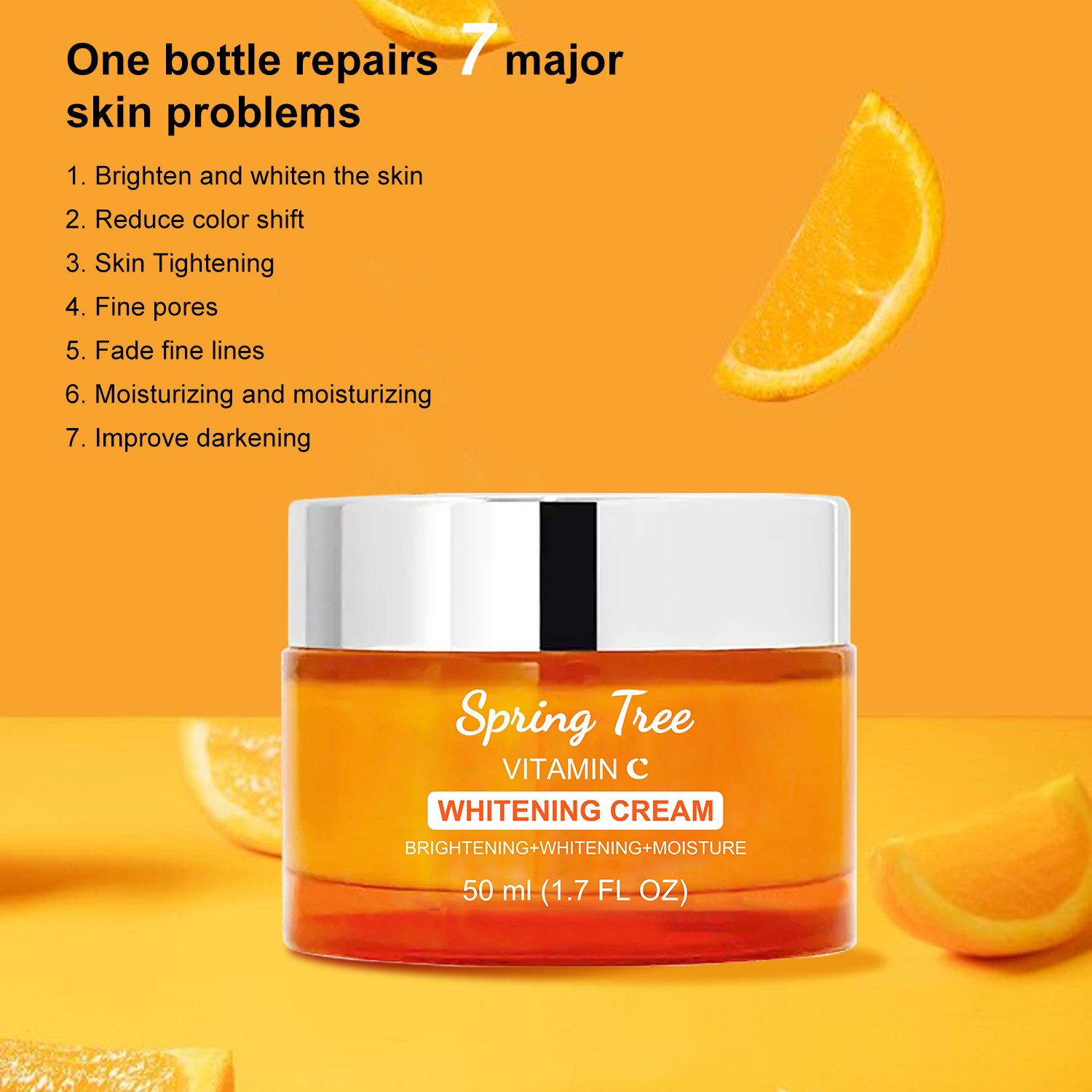 Private Label Glowing Moisturizer Cream Face Anti Aging Brightening Whitening Vitamin C Face Cream