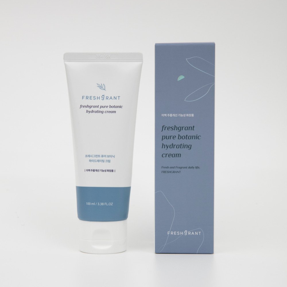 Good Product in Korea Face Cream FRESHGRANT Hydrating Cream 100ml Deep Moisture Non-pigmented and Hypoallergenic
