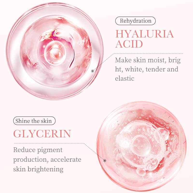 OEM BIOAQUA Private Label Skin Care Products Rose Hyaluronic Acid Gently Nourish Delicate Skin Moisturizing Whitening Face Cream