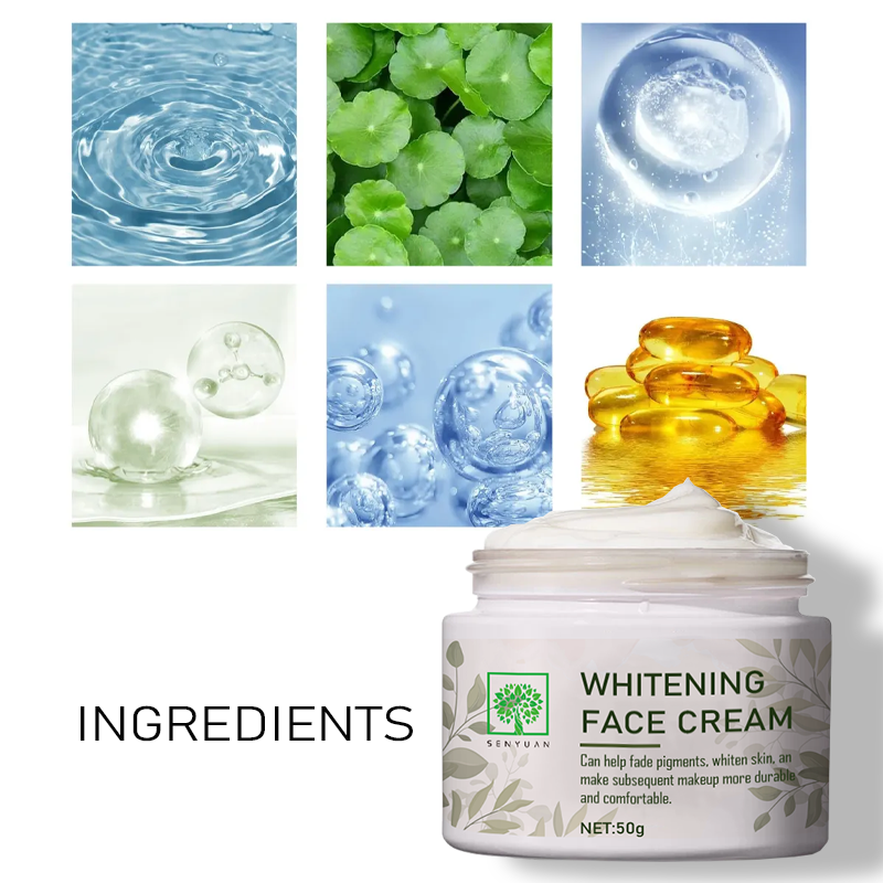 100% Pure Natural Anti-Freckle Pimples Melasma Blemish Removal Dark Spot Whitening Face Cream Collagen Oil Form OEM Facial Use