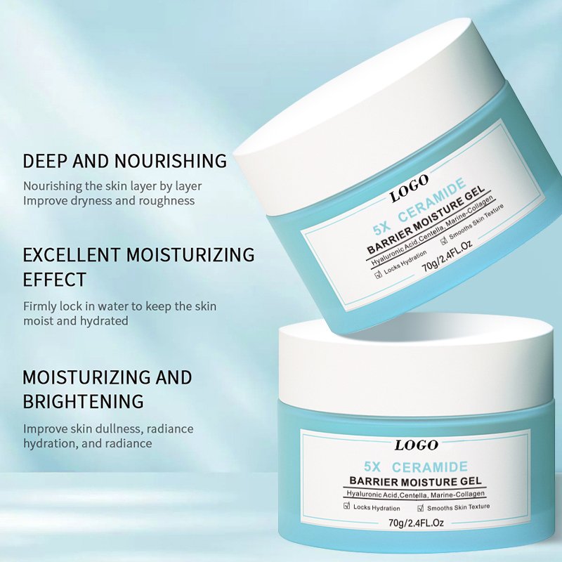 5X CERAMIDE BARRIER Wholesale moisturizing brightening whitening face cream & lotion water gel moisturizer