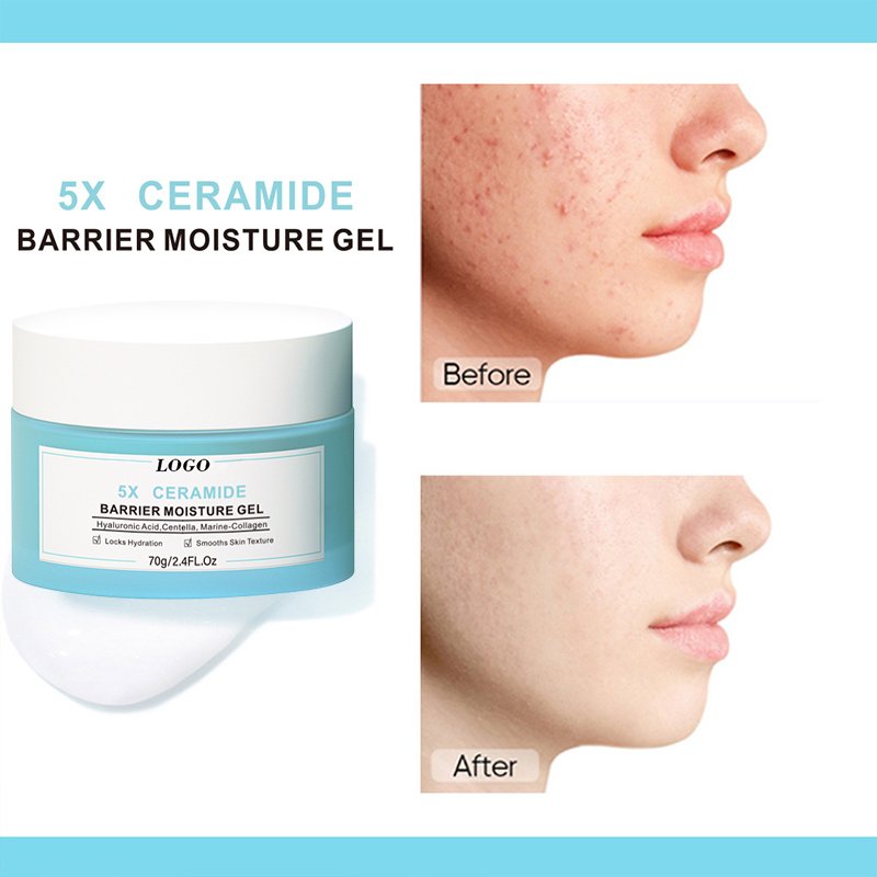 5X CERAMIDE BARRIER Wholesale moisturizing brightening whitening face cream & lotion water gel moisturizer