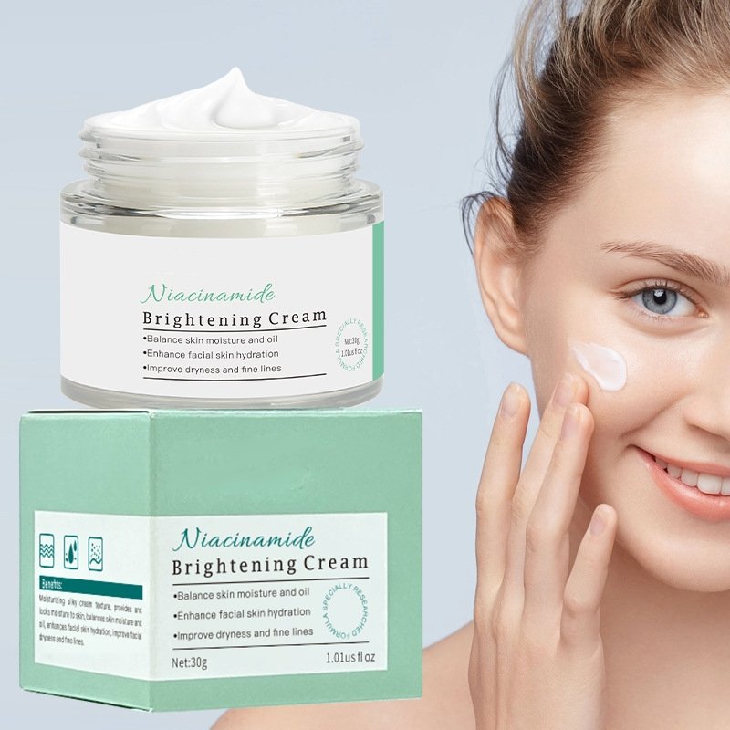 cross border hot sale Niacinamide brightening hydrating face cream 30g moisturizing reduce fine line anti aging oil control