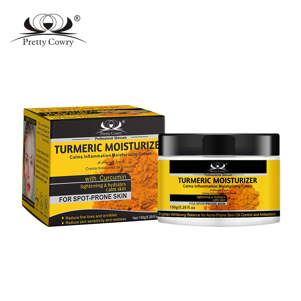 wholesale Pretty Cowry moisturizing beauty whitening turmeric anti aging cream and wrinkles face cream & lotion