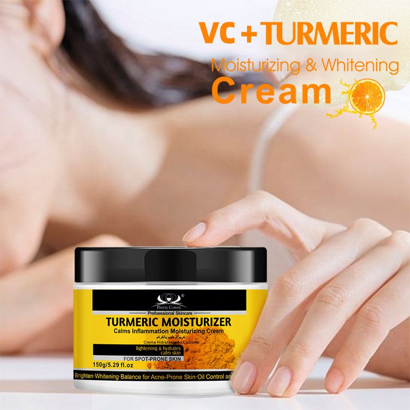 wholesale Pretty Cowry moisturizing beauty whitening turmeric anti aging cream and wrinkles face cream & lotion