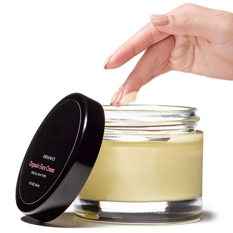 Custom Logo Certified-Organic Facial Cream Lotion Natural Anti-Aging Whitening Face Cream For All Skin Types