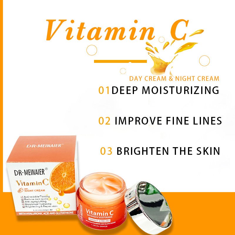 Whitening, firming and anti-aging Vitamin C Face Cream, own brand organic Lemon Vitamin C face cream, moisturizing, whitening an
