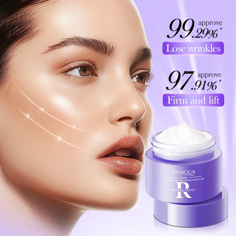 BIOAQUA Retinol Anti Wrinkle Firming Face Cream Private Label Cosmetic Beauty Skin Care Product Moisturizer Brightening Cream