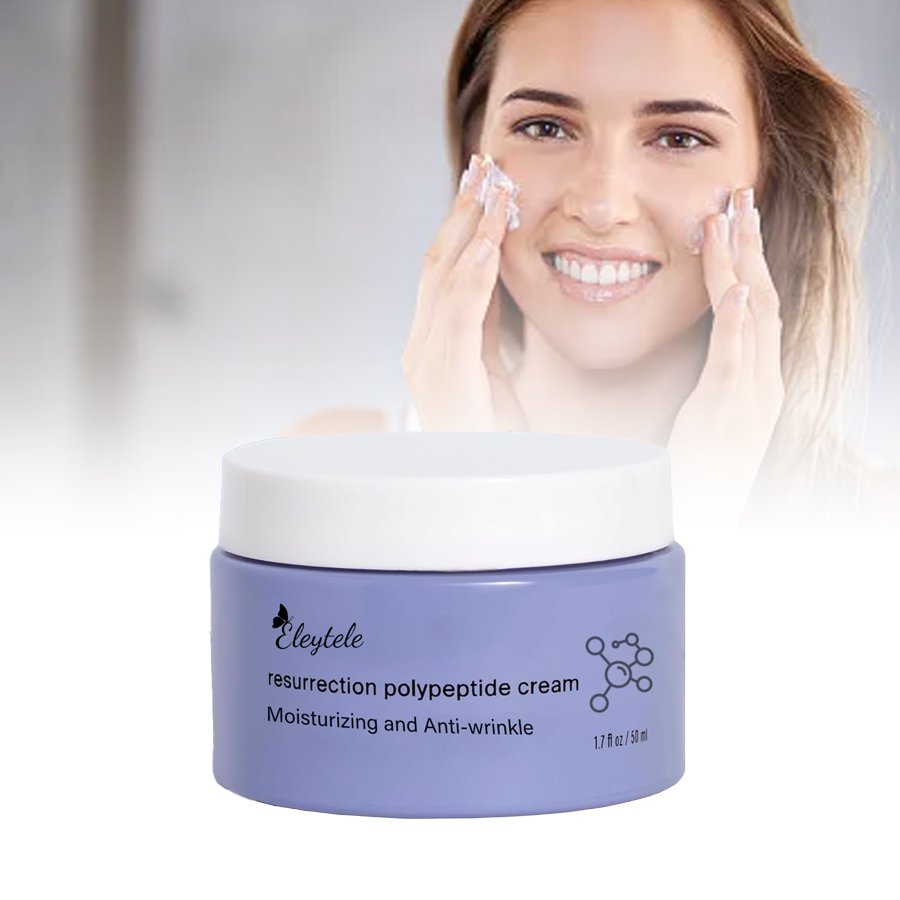 Private Label Organic Moisturizing Polypeptide Cream Wrinkle Removal Smooth Skin Anti Aging Face Cream For Dry And Rough Skin