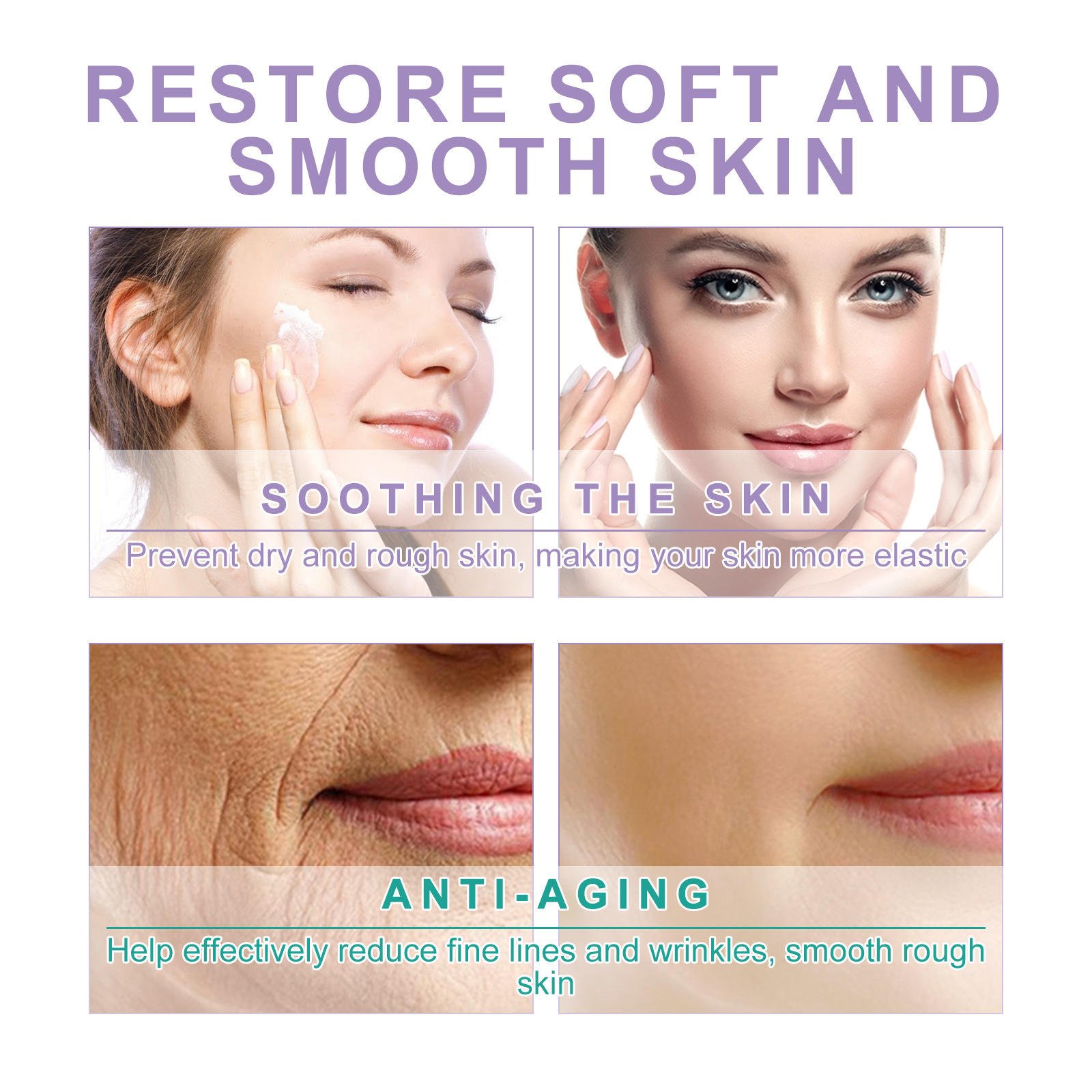 Private Label Organic Moisturizing Polypeptide Cream Wrinkle Removal Smooth Skin Anti Aging Face Cream For Dry And Rough Skin