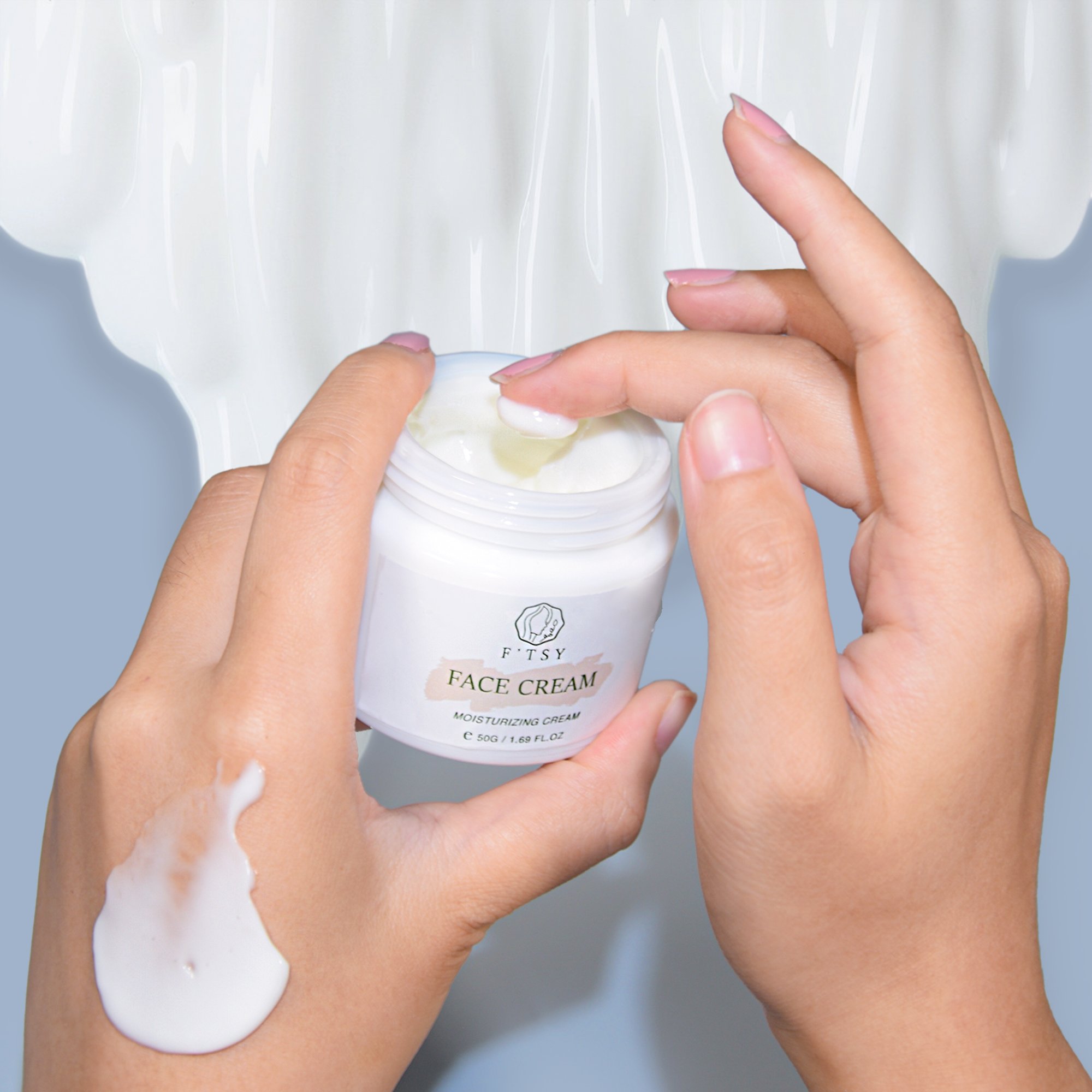 Private Label Anti Wrinkle Anti Aging Firming Seaweed Algae Creme Moisturizing Day and Night Face Cream