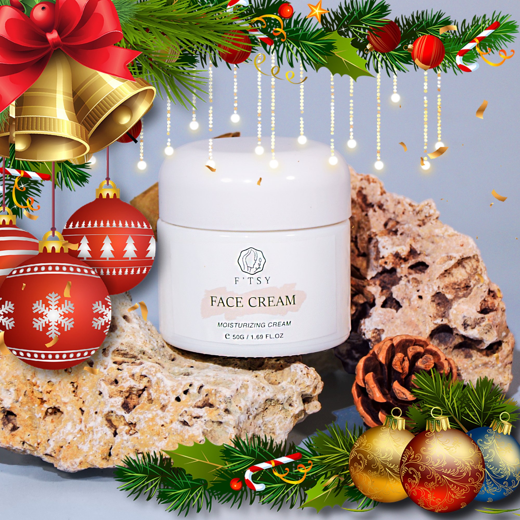 Private Label Anti Wrinkle Anti Aging Firming Seaweed Algae Creme Moisturizing Day and Night Face Cream