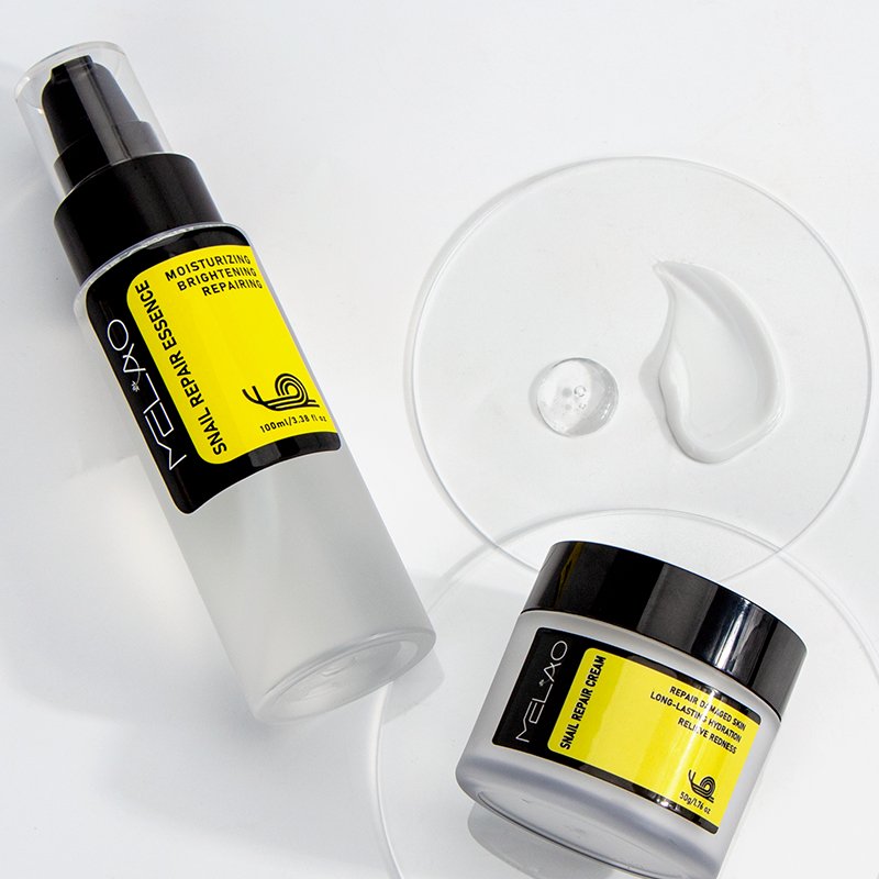 Wholesale Skin Repairing Snail Face Cream Smooth Moisturizer Anti Aging Blemishes Fine Lines Pores Shrink Snail Mucin Cream