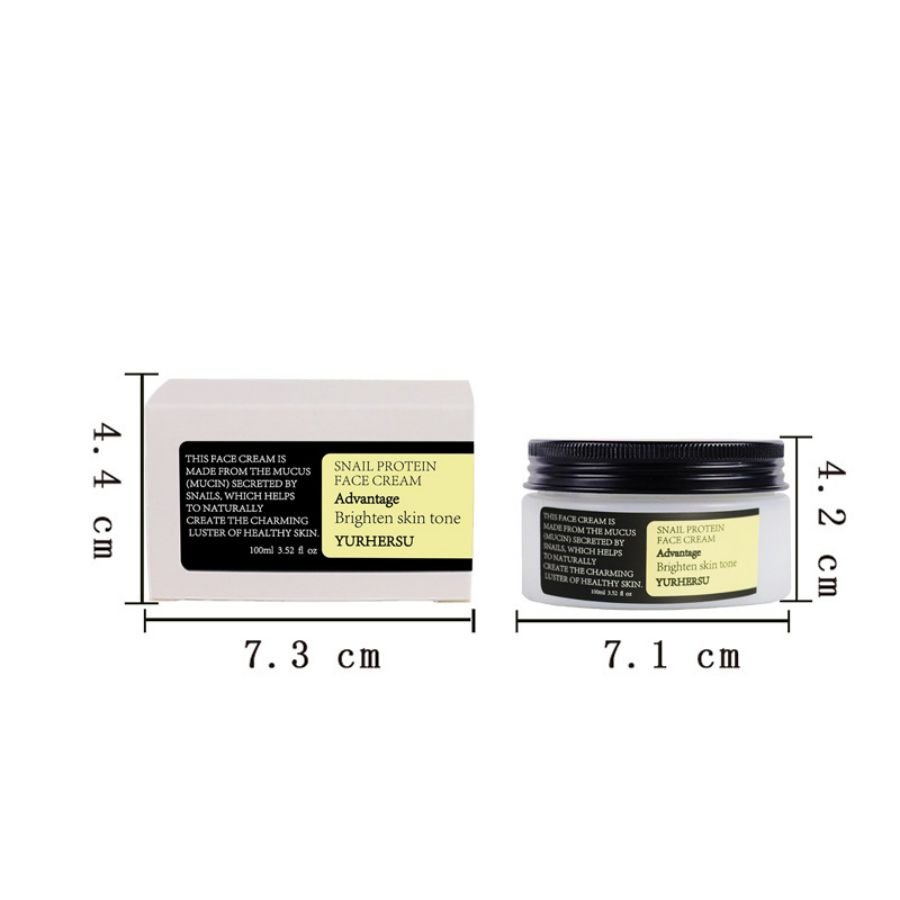 ADVANTAGE SNAIL PROTEIN FACE CREAM 100mL Snail Hyaluronic Acid Nourishing Reduce Wrinkles Firming Face Cream