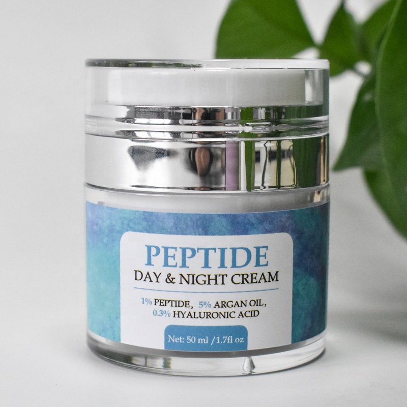 Organic Peptide Night And Day Face Cream Private Label Best Anti Aging Spot Correcting Cream For Male And Female Facial Creams