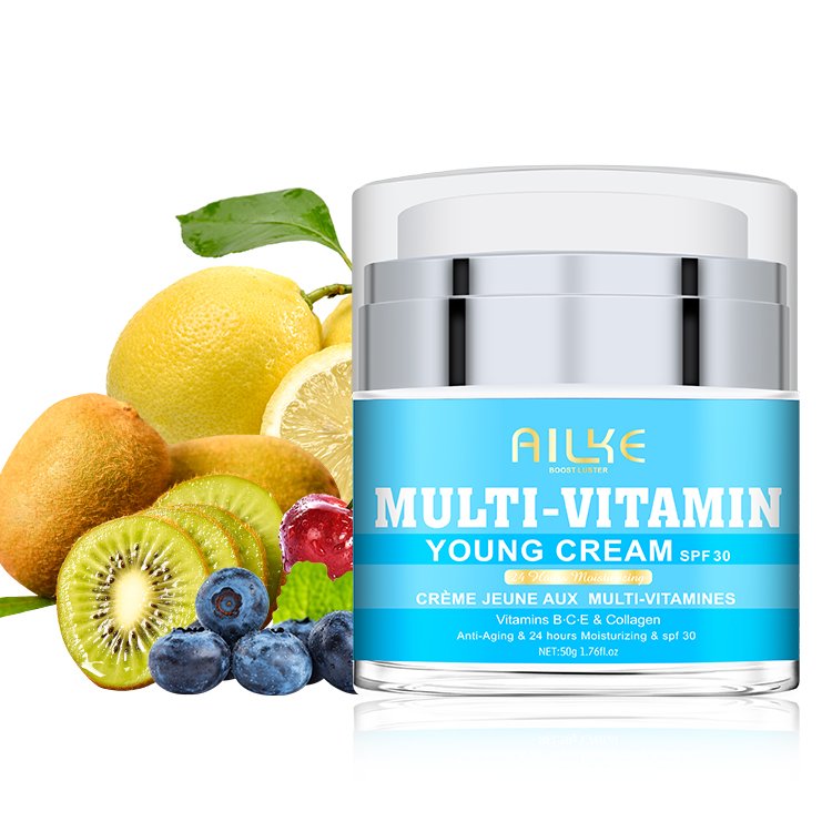ailke Multi-Vitamin Skin Dark Spot Corrector Removal Melasma Whitening Moisturizing SPF 30 Inhibits Reduce Melanin Face Cream
