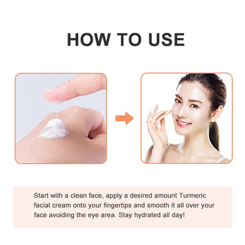 Whitening Cream for Face Paraben-Free Moisturizer Anti-Acne & Nicotinamide Kojic Acid and Turmeric Face Cream