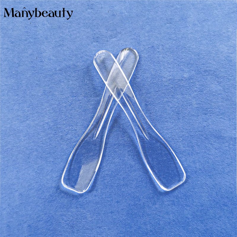 Mini Plastic Cosmetic Spatula For Facial Eye Cream Spoon Scoop Makeup Spatulas Supplier Custom Logo