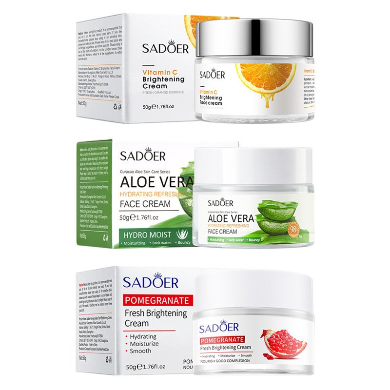 Private Label brightening cream skin care cream hydrating winter skin face cream Anti-Aging Pomegranate Smooth