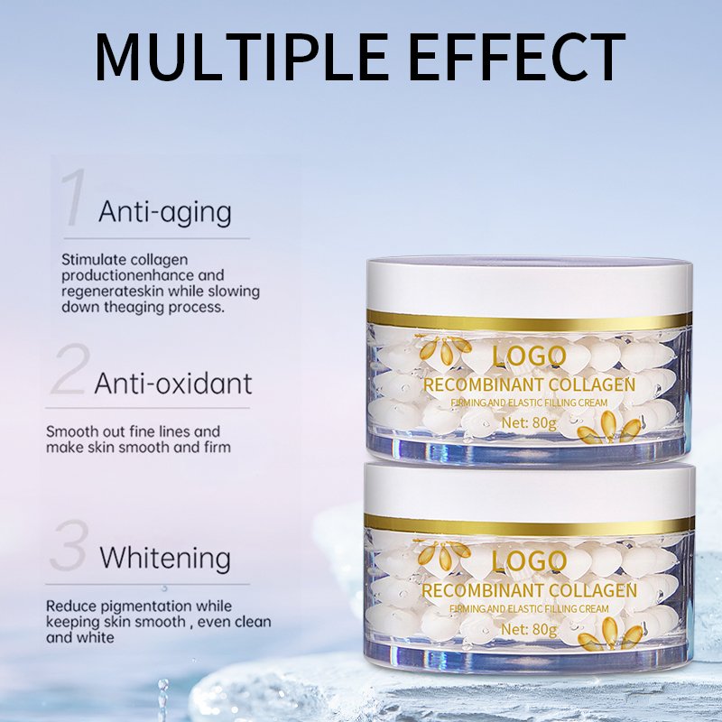 Private Label Oem Anti Aging Wrinkle Moisturizer Whitening Collagen Face Cream For Dark Spots