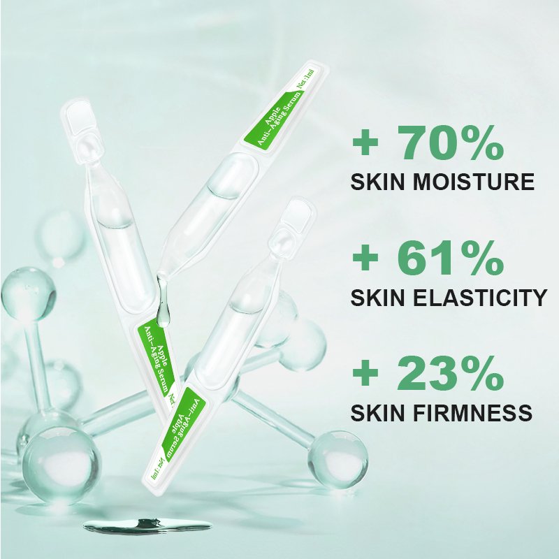 OEM ODM BFS Safe Effective Face Care Anti Aging & Wrinkle Firming Lifting Natural Organic Apple Stem Cell Serum Ampoules