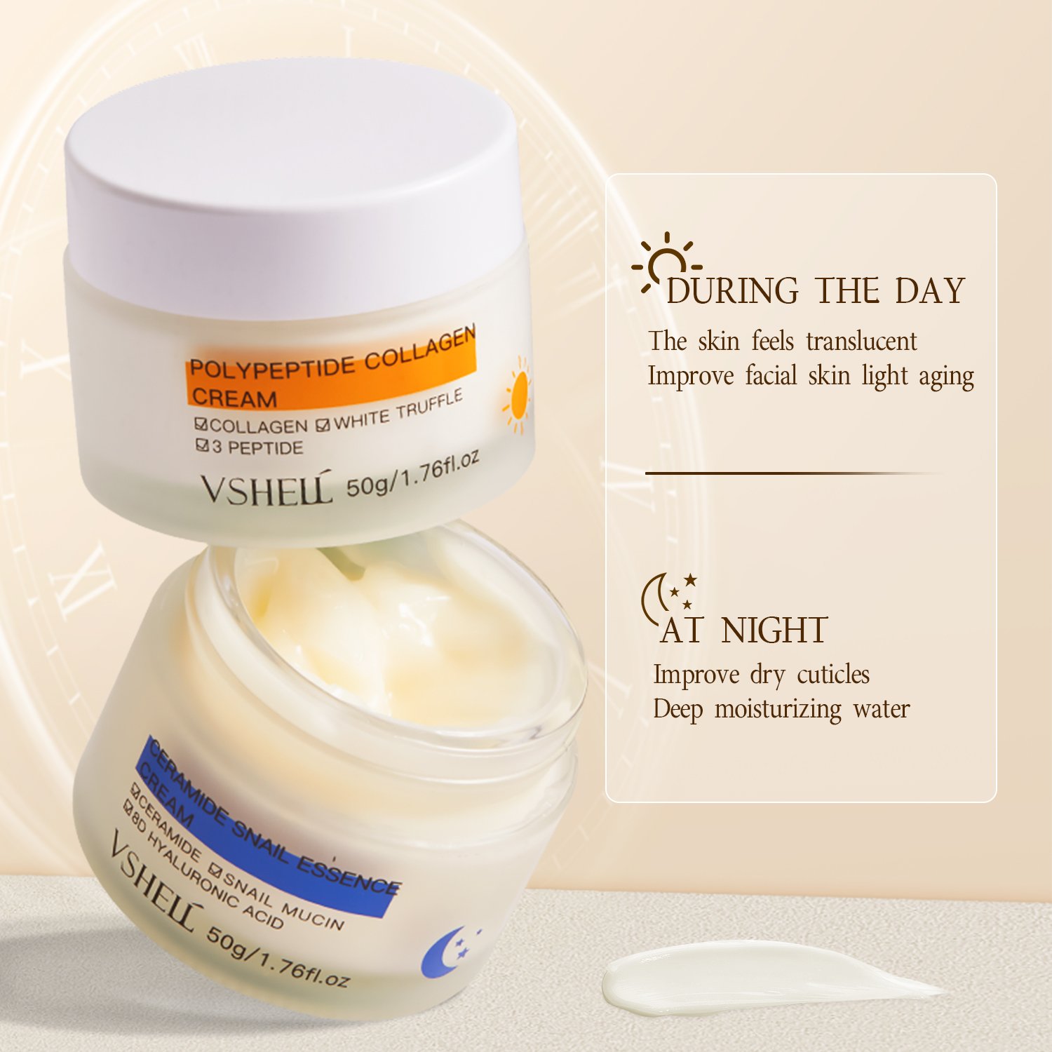 Wholesale Price Day and Night Face Beauty Cream, Natural Glowing Skin Best Anti-aging Cream