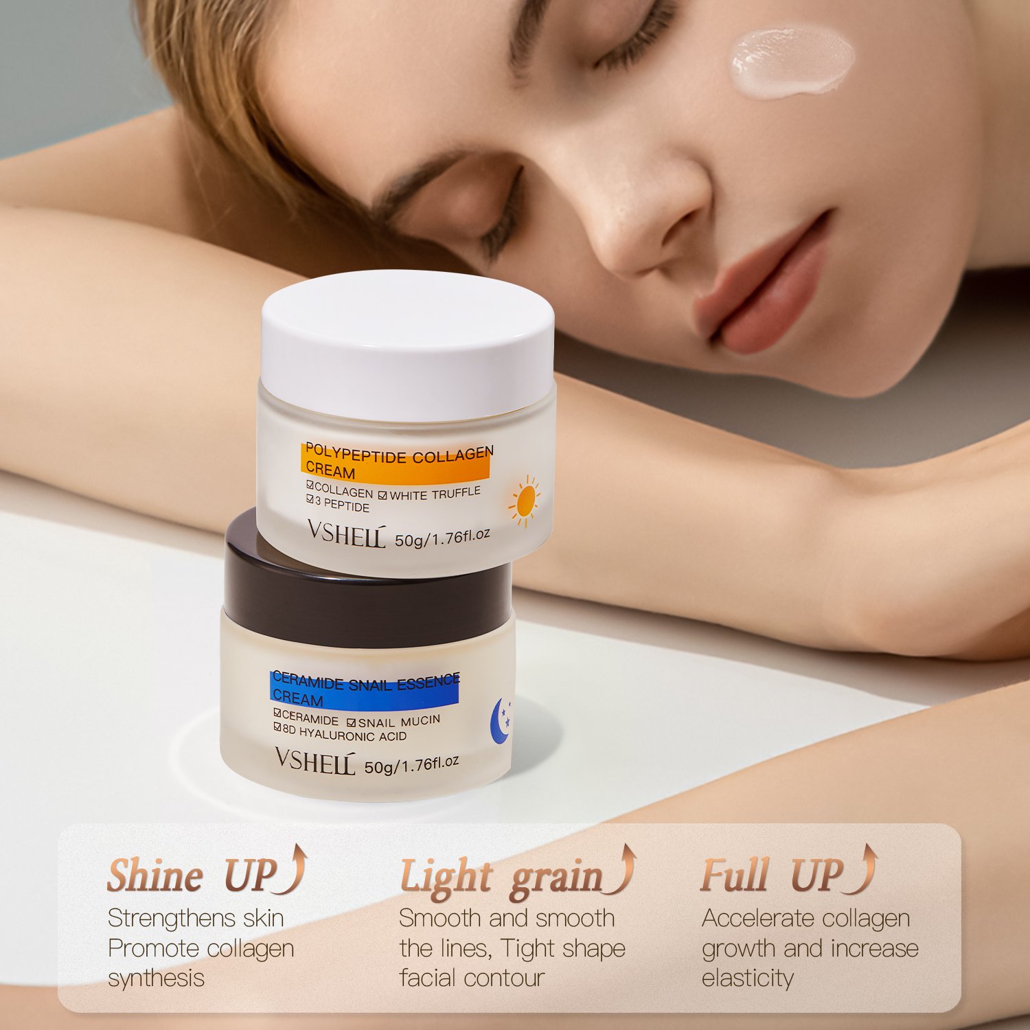 Wholesale Price Day and Night Face Beauty Cream, Natural Glowing Skin Best Anti-aging Cream