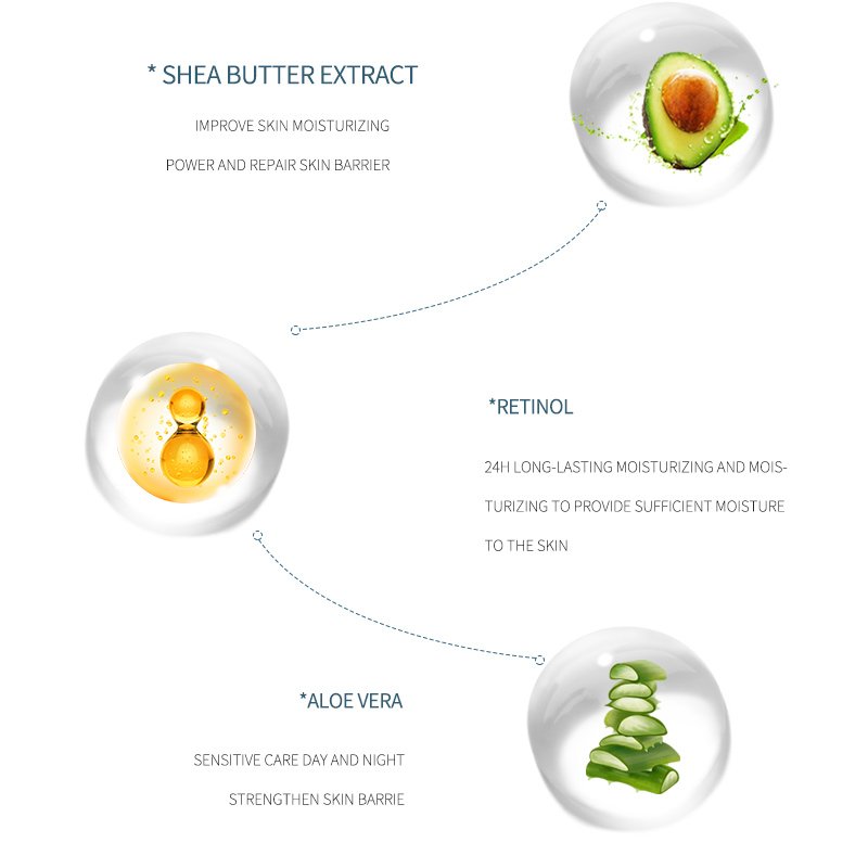 Custom Facial Peptide Anti Wrinkle Aging Vitamin C Remove Dark Spot brighten Whitening lightening moisturizer Retinol Face Cream