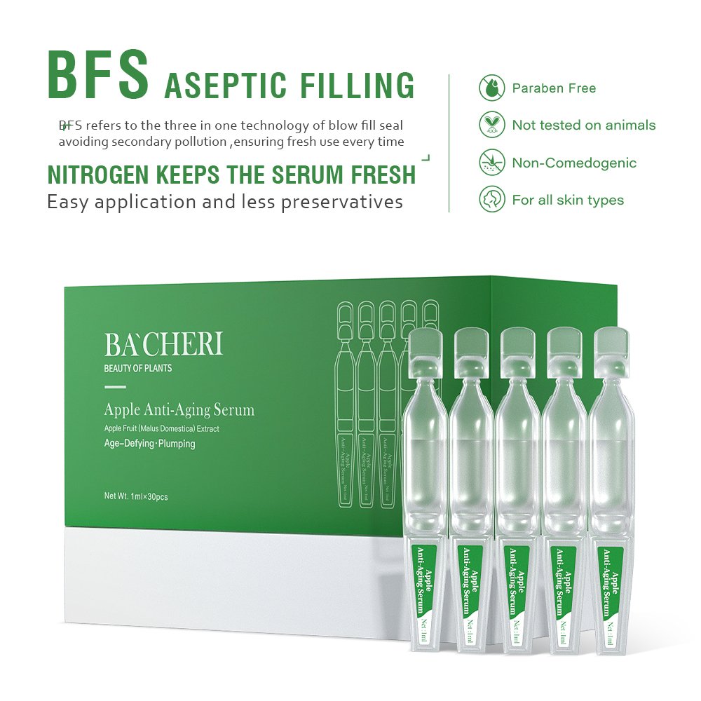 Apple Stemcell Glow Antioxidant Brightening Anti Aging Stem Cell Face Private Label Skin Care Serum Apple Fruit Extract Serum