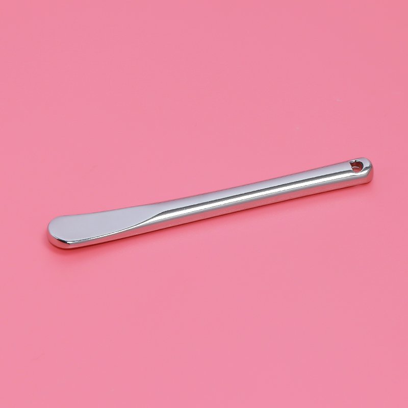 Custom logo 6cm Thin Makeup Face Cream Mask Spoon Spatula cosmetic spatula mixing spoon