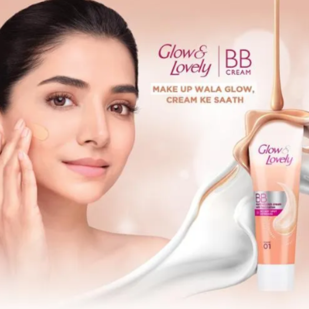 GLOW & LOVELY CREAM (INDIA) 40GM X 24 BB (NBC) SPF 15 Matte Finish Glow Make-up Regular Size Female Adults Face Cream
