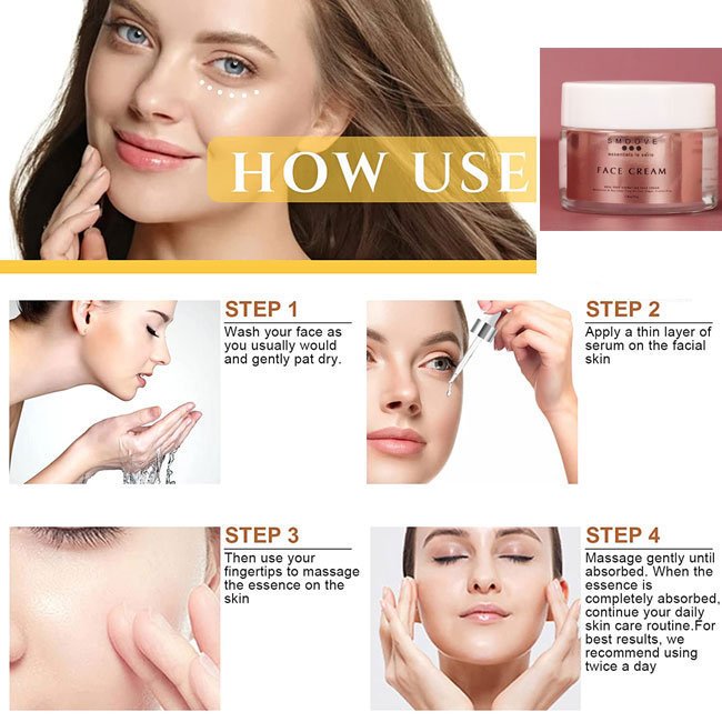 Private Label OEM ODM Natural Organic Vegan Rose Whitening Face Cream Anti Aging Dark Spot Moisturizer Face Cream