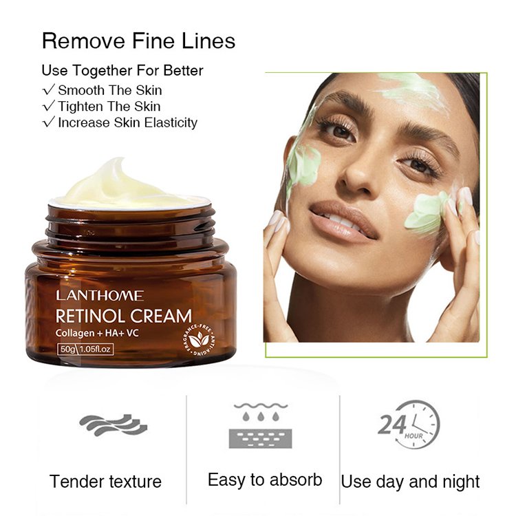 Private Label Retinol Anti Aging Remove Wrinkle Firming Lifting Whitening Brightening Face Cream