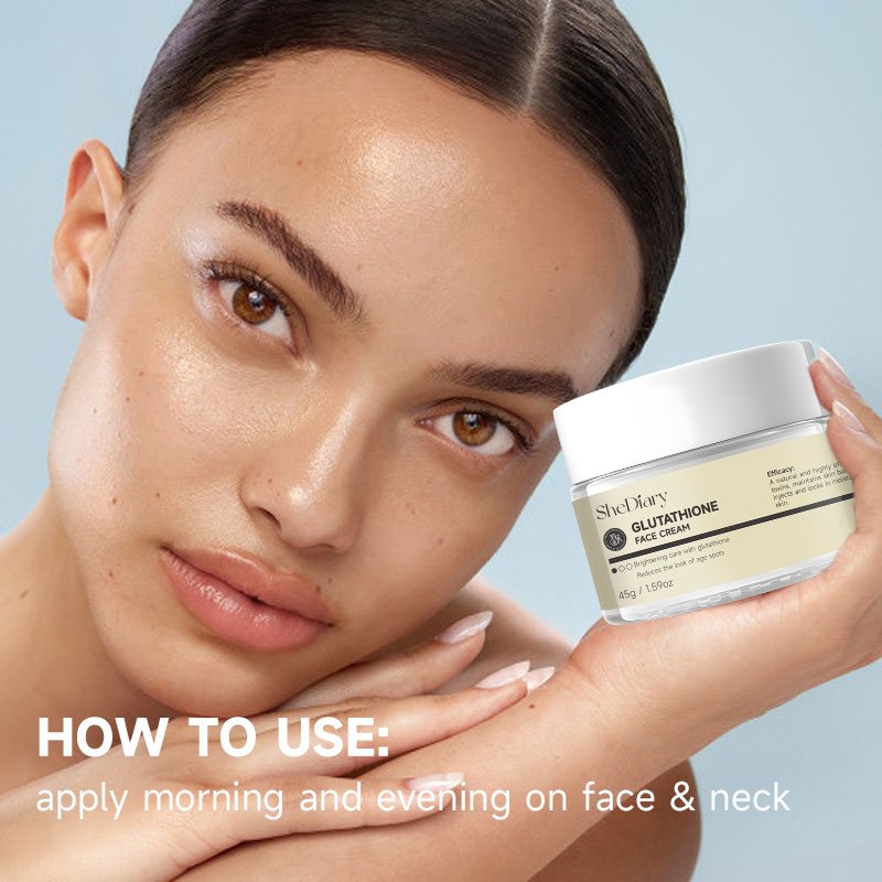 SheDiary Arbutin Glutathione Facial Care Anti Aging Moisturizer Whitening Glutathione Face Cream