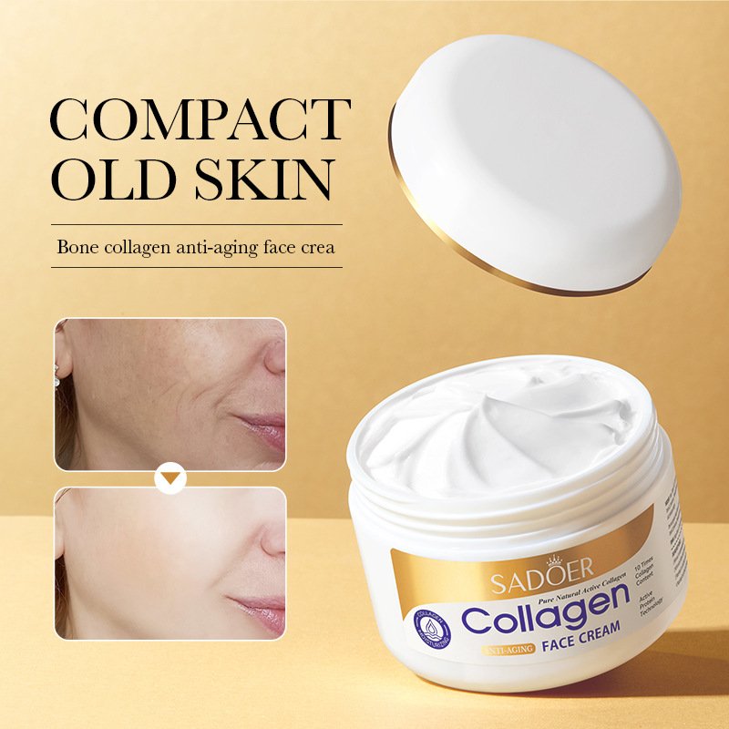 100g wholesale SADOER Nourishing Anti Wrinkle Anti Aging Face Collagen Cream for Skin Care