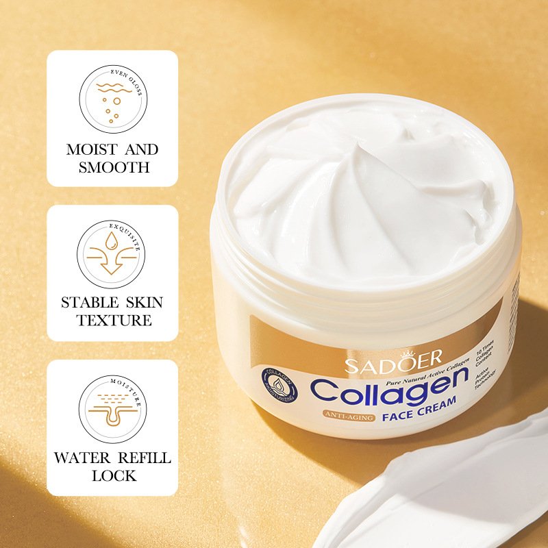 100g wholesale SADOER Nourishing Anti Wrinkle Anti Aging Face Collagen Cream for Skin Care
