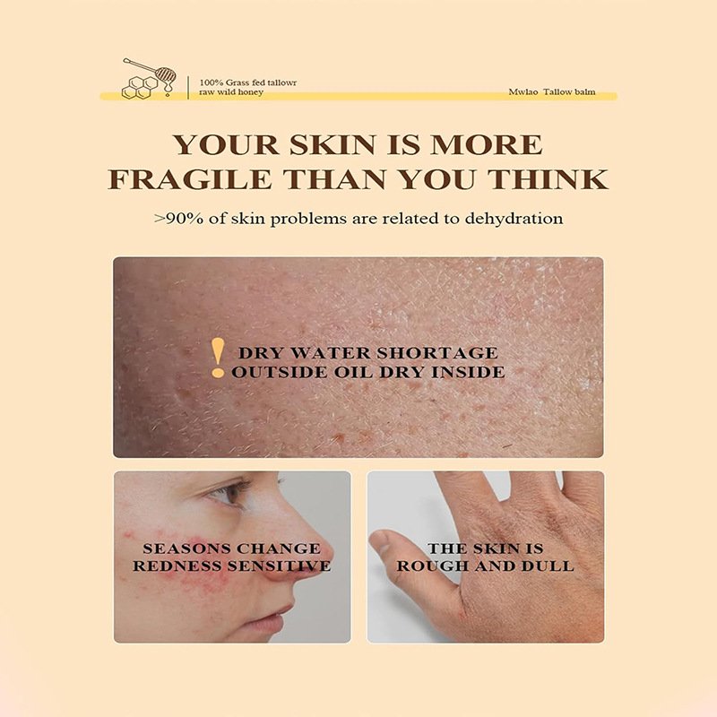 CARVENCHY Beef Tallow Beeswax Honey Moisturizing Repair Pure natural Moisturizing water Organic honey face cream