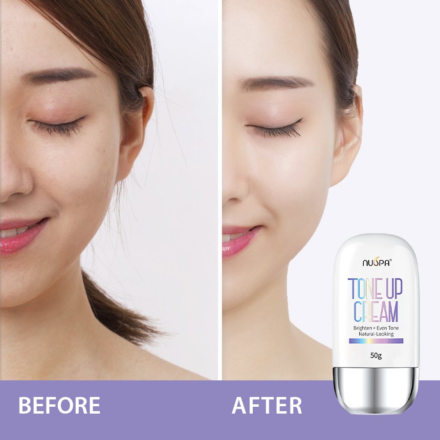 Nuspa Private Label Safe Formula Full Coverage Beauty Makeup Facial Cream Restore Youthful Look Tone Up Face Cream